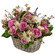 floral arrangement in a basket. Guyana