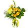 Yellow bouquet of roses and chrysanthemum. Guyana